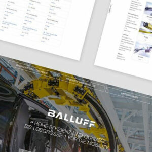 100 Jahre Balluff: Balluff stärkt online Kommunikation und Vertrieb